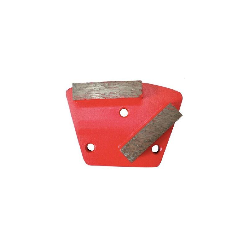 DIAMWOOD EXPERT EN EQUIPEMENT Segment de ponçage diamanté Gr 80 à 3 trous avec connexion M6 - béton dur ou chape - Diamwood - gris acier 3664100201353_0