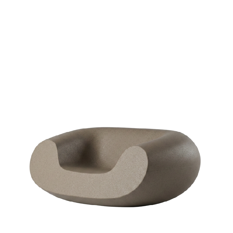 Fauteuil lounge in & out CHUBBY - beige amande_0