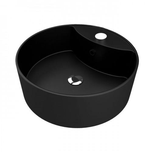 VASQUE À POSER RONDE 40 CM - NOIR - FJORD AURLANE