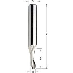 FRAISE À COPIER POUR ALU ET PVC - DIAMÈTRE 6 MM - LONGUEUR 14X60MM - QUEUE DE 8 MM - CMT ORANGE TOOLS