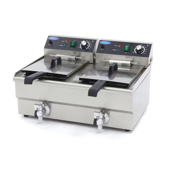 Friteuse double Pro ECO, 2 x 13 L - 2 paniers, 230 V, 6000 W_0