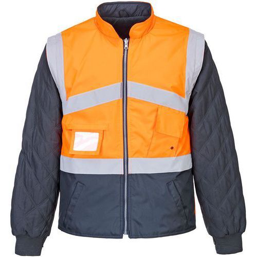 GILET HAUTE-VISIBILITÉ RÉVERSIBLE S769 BLEU/ORANGE S - PORTWEST