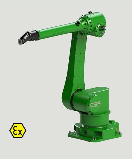 Gr 6100 hw - robot de peinture - cma robotics spa - charge du poignet 10 kg_0