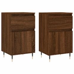 Helloshop26 - Buffet bahut commode armoire meuble de rangement organisateur cuisine salle de séjour salons lot de 2 40 x 35 x 70 cm 02_0036769 - 3000_0