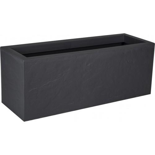 JARDINIÈRE VOLCANIA'UP - 57 LITRES - GRIS ANTHRACITE EDA PLASTIQUES