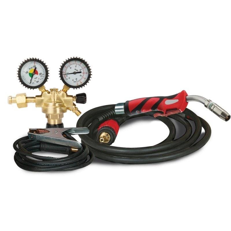 Kit torche Schweisskraft BK 25/35 - Torche SMB 25/4m à refroidissement par gaz - Détendeur 315 bar Argon/CO2_0
