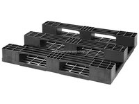 Palette plastique 1200 x 1000 PP16 légère - 3 semelles - Charge en rack jusqu'à 600 kg_0