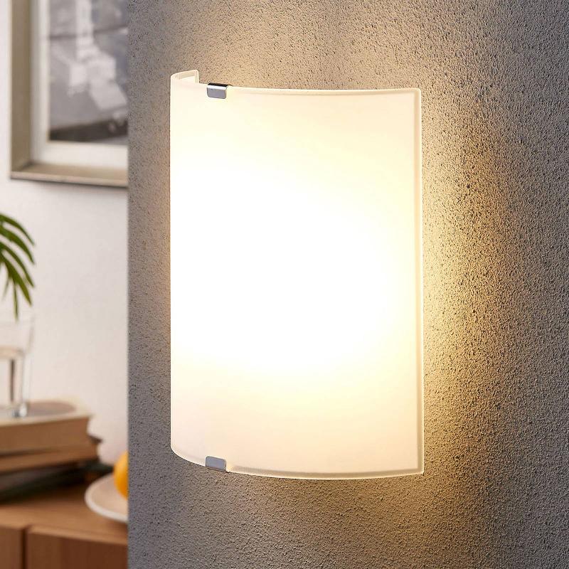 LINDBY APPLIQUE MURALE EN VERRE SOBRE PHIL, LOT DE 2
