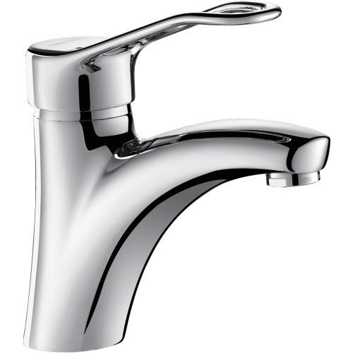 MITIGEUR DE LAVABO À BEC FIXE TYPE SANS VIDAGE CARTOUCHE CÉRAMIQUE Ø 40 RÉF. 2521 DELABIE