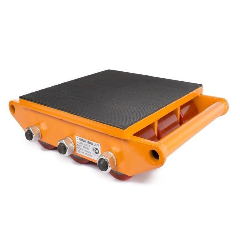 Patin rouleur TOR CRO-9 : 15T - Capacité de 15 tonnes, 9 rouleaux, plateforme robuste_0