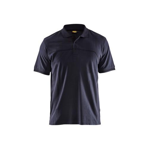 POLO DE TRAVAIL BICOLORE À MANCHES COURTES 3389 - BLEU MARINE ET NOIR - XS BLAKLADER