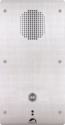 Poste cellule audio Full IP/SIP avec 1 bouton d'appel et face avant sensitive idéal pour pénitentiaire - XE-1B-CELL-SENS_0
