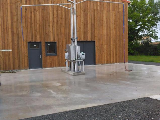 Potence double de remplissage et de lavage en inox - Sécurisée et durable_0