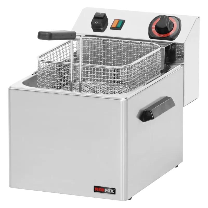 RM GASTRO Friteuse électrique 0,75 kW/l, 8 l TOP 400 V REDFOX - FE 07 T - REDFOX - 0615402747523_0