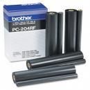 RUBAN À TRANSFERT THERMIQUE BROTHER PC204RF (LOT DE 4 RLX)