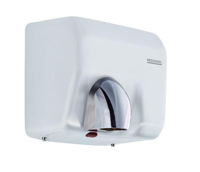 Sèche-mains automatique pulseo - 2500w, couleur blanc, hauteur 267 mm, largeur 203 mm, longueur 241 mm_0