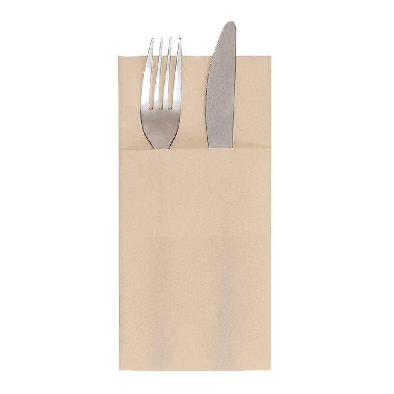 Serviette étui éco bambou 33x40cm naturel - par 700_0