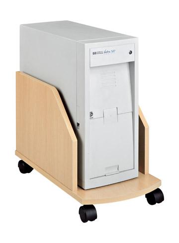 SUPPORT UNITÉ CENTRALE MOBILE ALTYS HÊTRE H 35 X L 28 P 40 CM