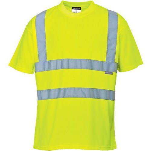 T-SHIRT HAUTE-VISIBILITÉ MANCHES COURTES S478 JAUNE S - PORTWEST