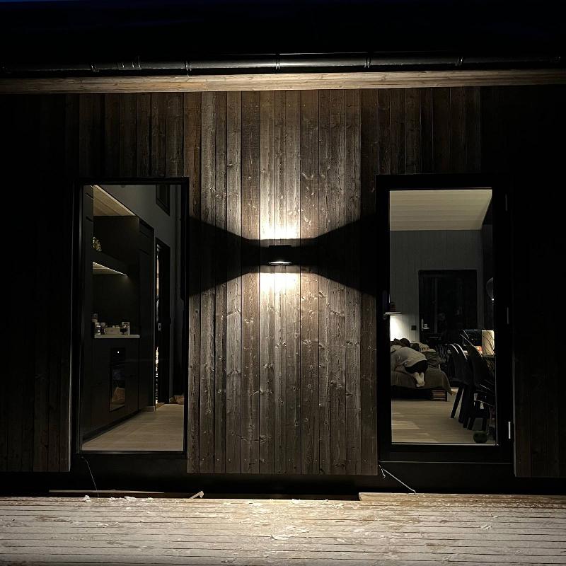 THE LIGHT GROUP SLC SHADOW APPLIQUE LED UP/DOWN 2X PRISE TERRE