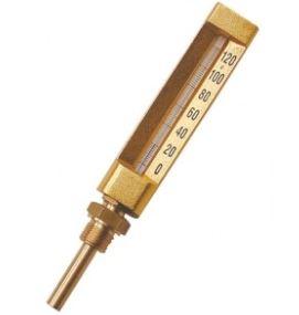 Thermomètre industriel droit TI150V - Réf. TI150V avec boîtier aluminium anodisé et classe de précision 1%_0