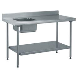 Tournus Equipement Table inox du chef adossée longueur 2000 Tournus - 424757 - plastique 424757_0