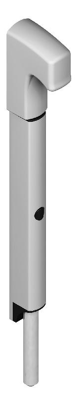 VERROU EN APPLIQUE DANAOS TIGE INOX LONGUEUR 281MM ALUMINIUM RAL9006 - LA CROISEE DS - DS6368-007