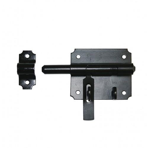 VERROUS DE BOX PORTE CADENAS EN ACIER AVEC GÂCHE - LOT DE 10 - ZINGUÉ BLANC - Ø10 TORBEL