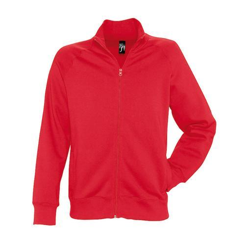 VESTE ZIPPÉE MOLLETON UNI TECH ROUGE