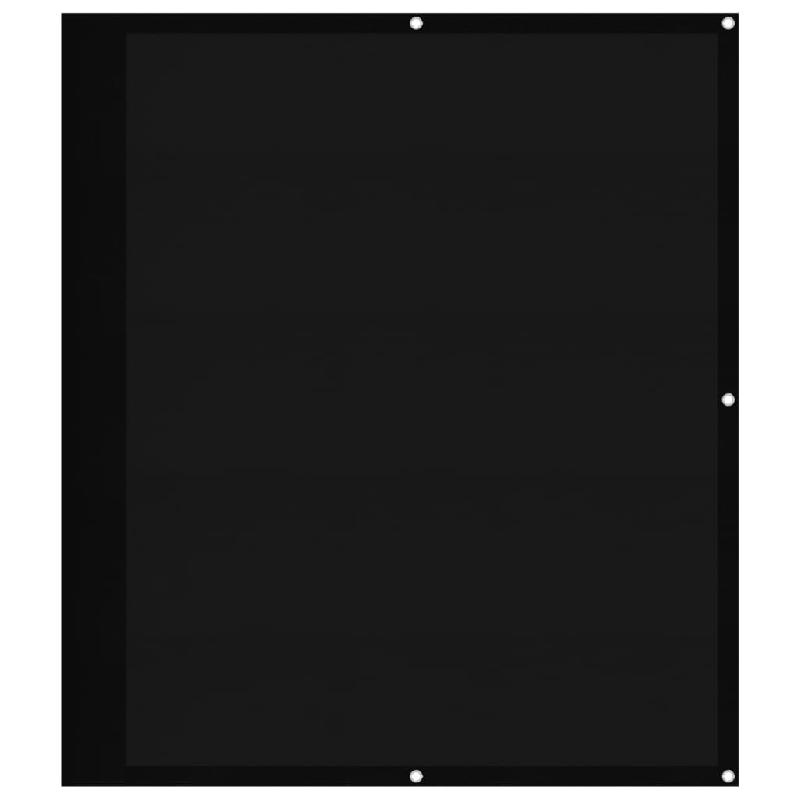 VidaXL Écran de balcon noir 120x800 cm 100% polyester oxford Modèle Patio Epsilon - 4000376_0