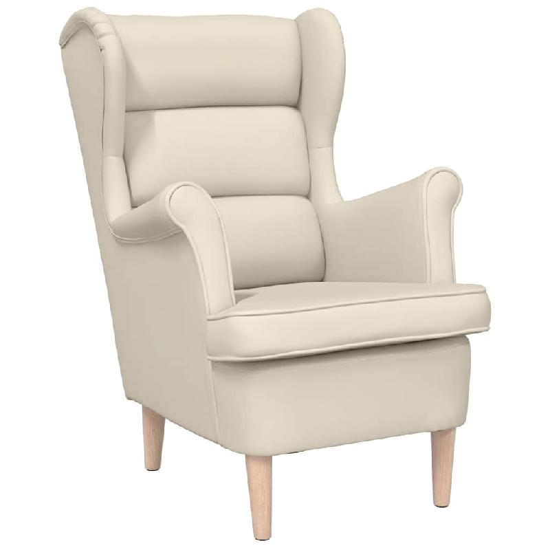 VidaXL Fauteuil blanc 74x84x100 cm lin Modèle Corlonara - 4016907_0