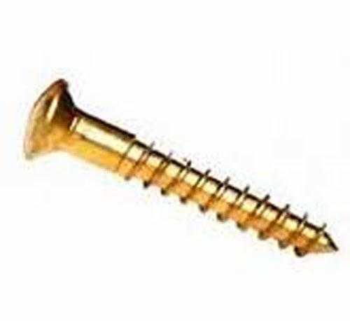 VIS À BOIS TÊTE FRAISÉE BOMBÉE FENDUE LAITON DIN 95 5X40 BOÎTE DE 100 - ACTON - 103074