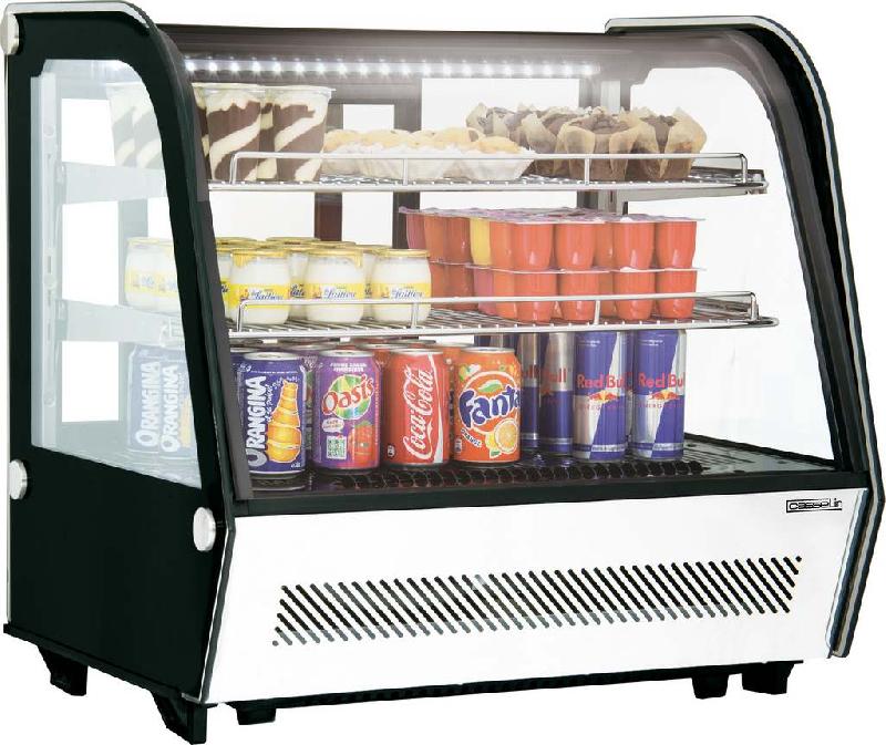 Vitrine réfrigérée à poser vitrée blanche température 2 à 12 °c - 1... - PCVR120L_0