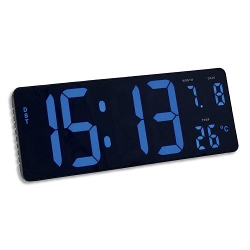 Alba horloge LED murale ou à poser - multifonctions - heure, calendrier et température_0