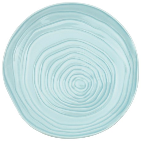 ASSIETTE PLATE TECK BLEU 28 CM