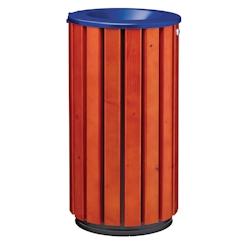 Rossignol - Corbeille tête entonnoir 80L ZENO ACCES - bleu - bleu Bois manufacturé 57623_0
