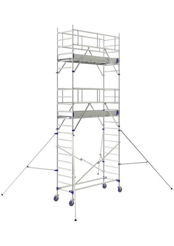Échafaudage roulant Totem 2 Line 250 - Plancher à 4m90 (Hauteur de travail 6m90)_0