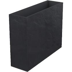 EDA Jardinière rectangulaire volcania apparence pierre 63l - GRISANTHRACITE - gris 3086960249380_0