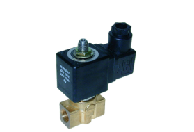 Électrovannes tous fluides - 3 voies normalement ouvertes - G1/4 - Débit jusqu'à 0,6 m3/h - Pression max 40 bar_0