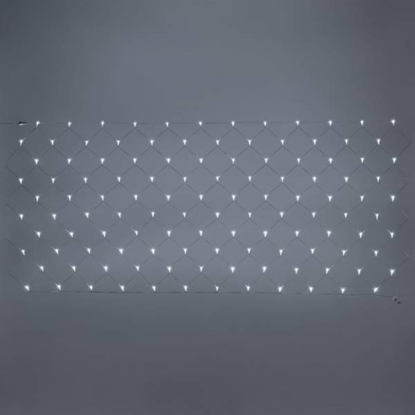 Filet lumineux 2X1 Mètres 120 LED blanc froid prolongeable 31V câble blanc IP44 SMART Connect  Lotti - 8024199056381_0