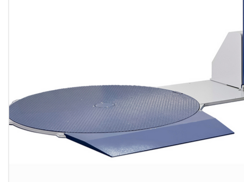 Filmeuse de palette Masterplat Plus LP - Table rotative compacte avec film étirable vertical pour chargement facile_0