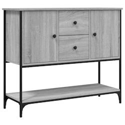 Helloshop26 - Buffet bahut commode armoire meuble de rangement organisateur cuisine salle de séjour salonsonoma 100 x 36 x 85 cm 02_0036262 - 3000212_0
