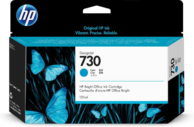 HP Cartouche d’encre 730 DesignJet cyan, 130 ml_0