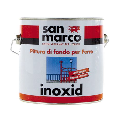 Inoxid - Peinture antirouille pour métaux ferreux - San Marco - Résines alkydes modifiées_0