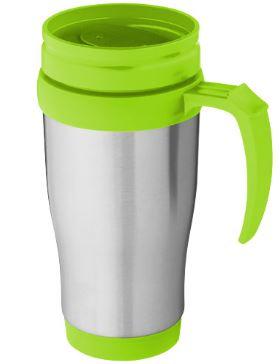 Mug isotherme Sanibel 400ml - double paroi - extérieur acier inoxydable - sans BPA_0