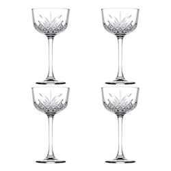 Pasabahce - Boite 4 Verres A Pied Nick Nora Timeless 16cl En Verre Transparent - transparent verre 8693357508828_0