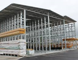 Rayonnage cantilever galvanisé super lourd - stockage de charges longues en extérieur avec protection_0