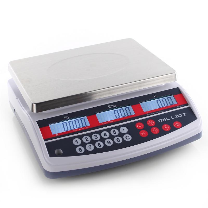 Balance commerciale BMQTP-6/15 - poids-prix 15 kg, robuste et autonome_0
