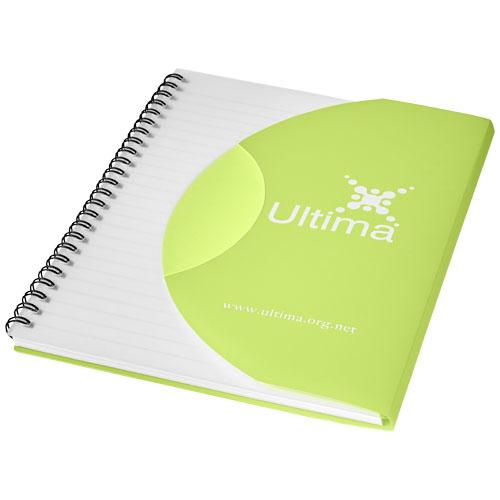 Cahier Curve A5 - 25, 50 ou 100 feuilles vierges - Couverture polypropylène incurvée_0
