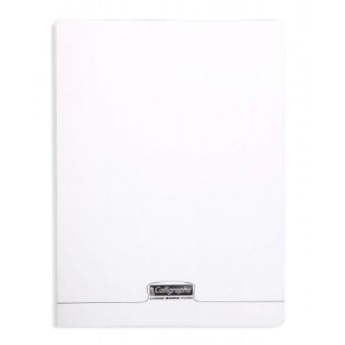 Calligraphe Lot de 10 Cahier Album Ligne 8000 24x32, 48p./24 feuilles 90 g/m² piquées, couv. PP incolore, uni - 3210330181707_0